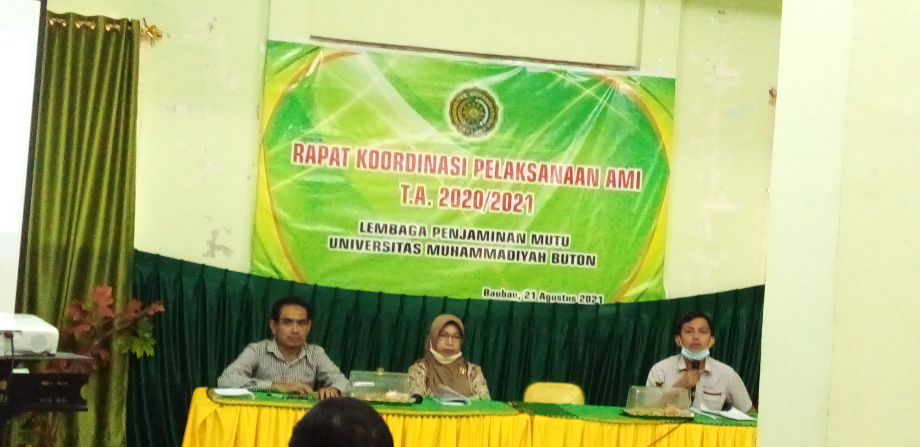 Lembaga Penjaminan Mutu Universitas Muhammadiyah Buton Mengadakan Rapat Koordinasi Pelaksanaan Audit Mutu Internal