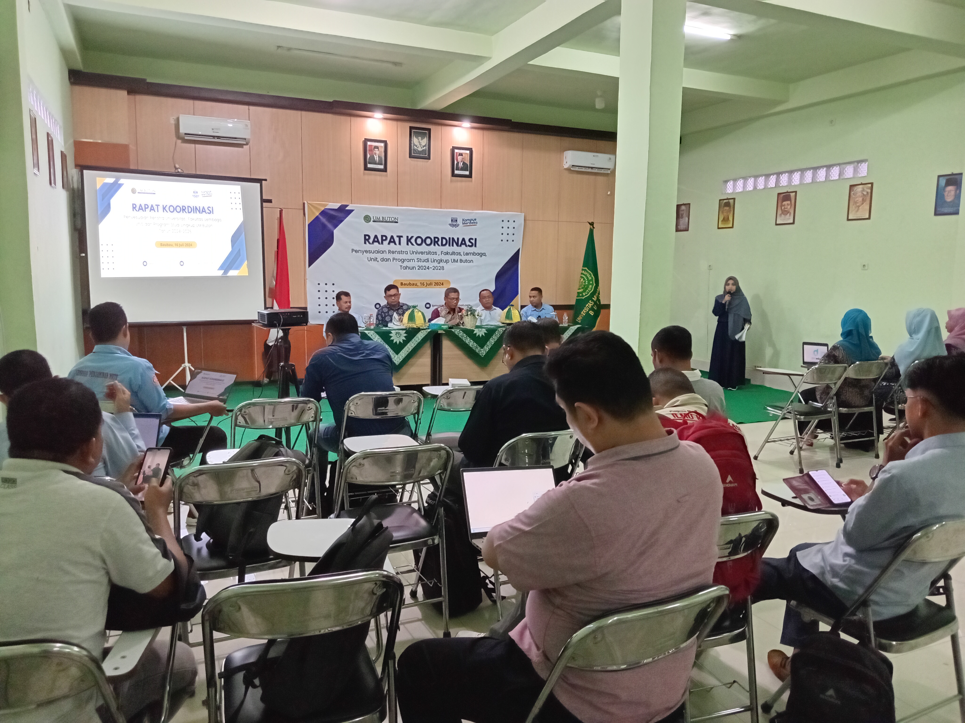 Lembaga Penjaminan Mutu Megadakan Rapat Koordinasi Penyesuaian Renstra Lingkup Universitas Muhammadiyah Buton Tahun 2024–2028