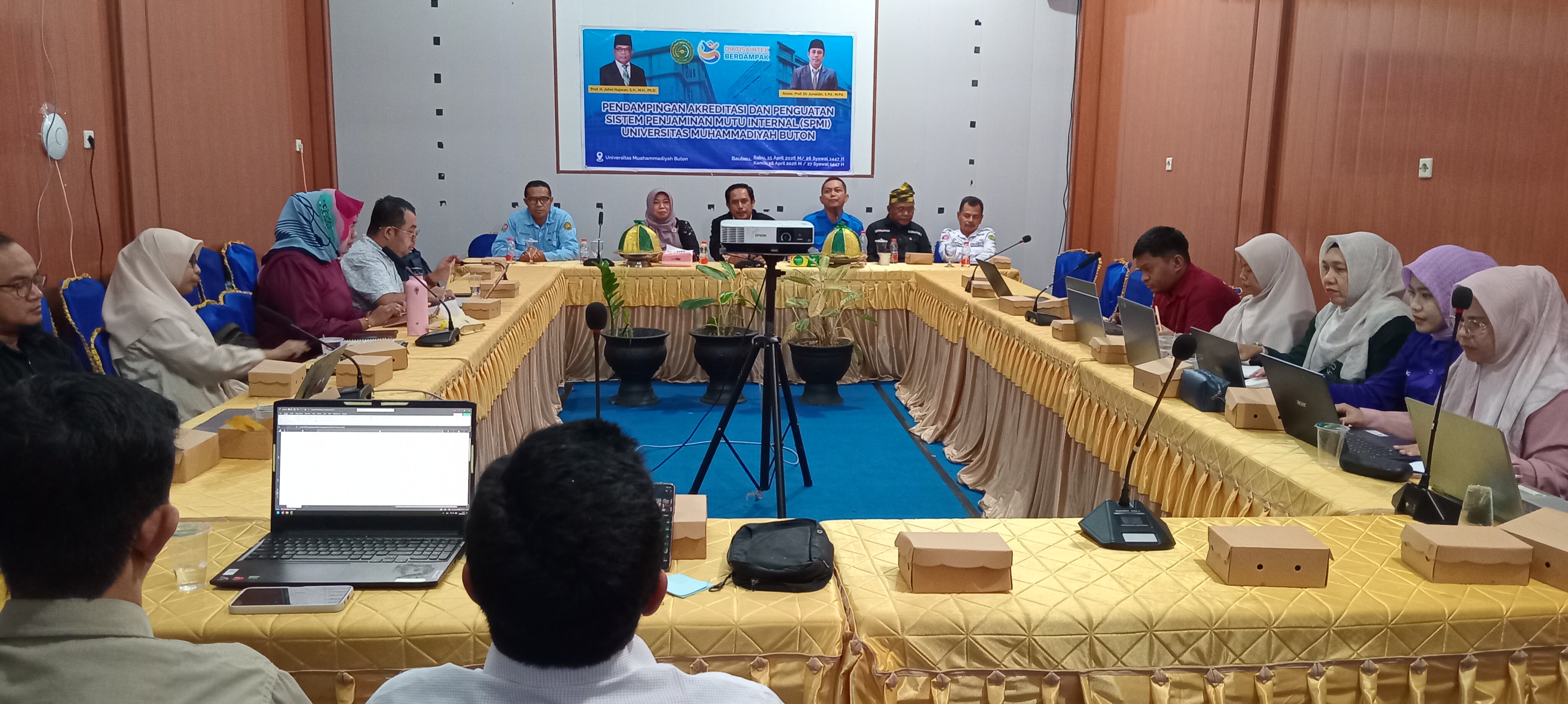 Lembaga Penjaminan Mutu Universitas Muhammadiyah Buton Menggelar Kegiatan Pendampingan Akreditasi dan Penguatan Sistem Penjaminan Mutu Internal (SPMI)