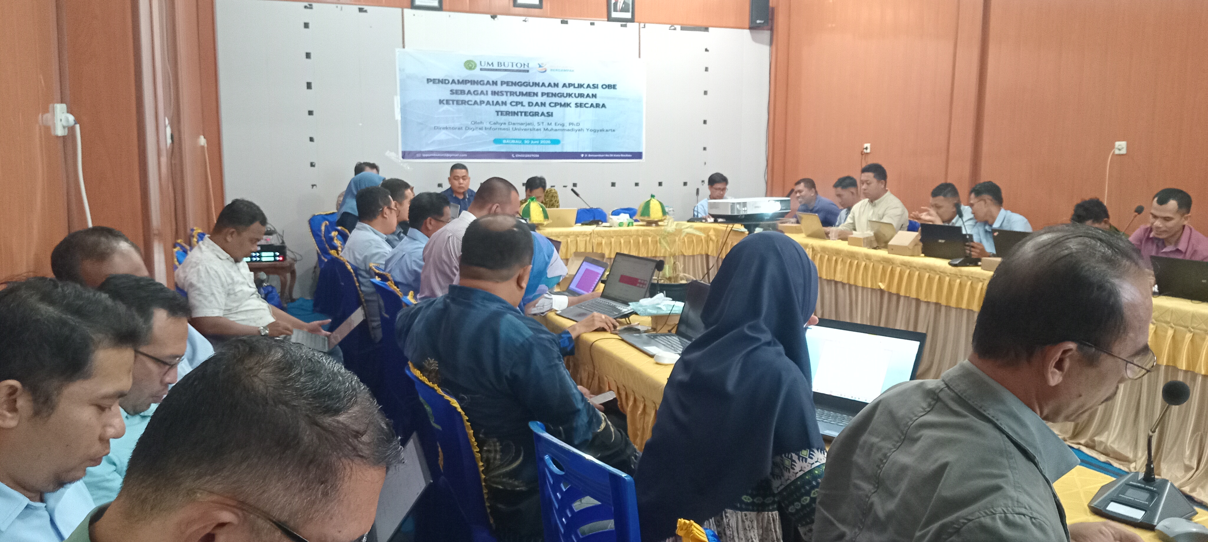 Lembaga Penjaminan Mutu Universitas Muhammadiyah Buton Ikuti Pendampingan Implementasi Aplikasi Pengukuran OBE