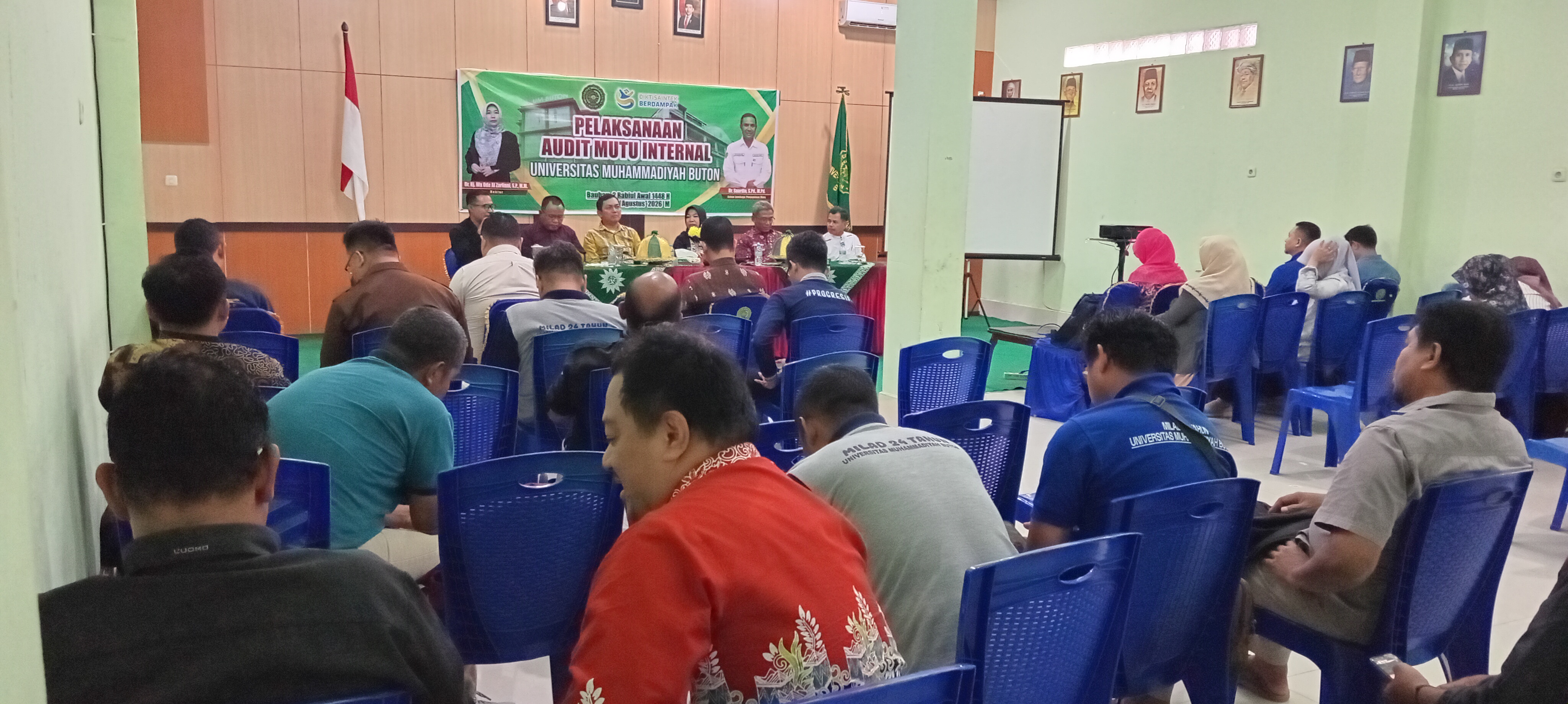 Lembaga Penjaminan Mutu Mengadakan Kegiatan Pembukaan Audit Mutu Internal Universitas Muhammadiyah Buton