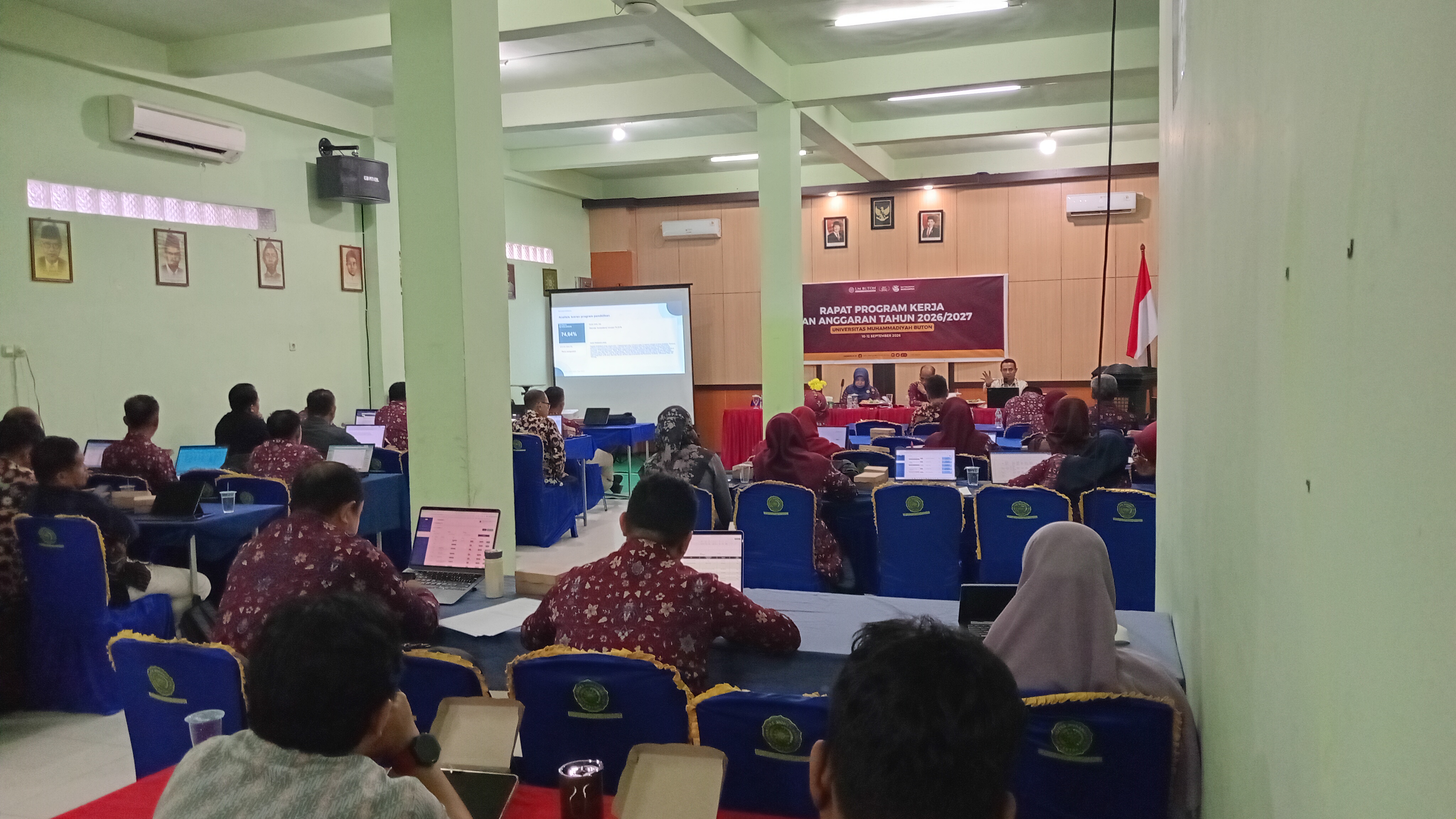 Lembaga Penjaminan Mutu Hadiri Rapat Program Kerja & Anggaran Universitas Muhammadiyah Buton Tahun 2027
