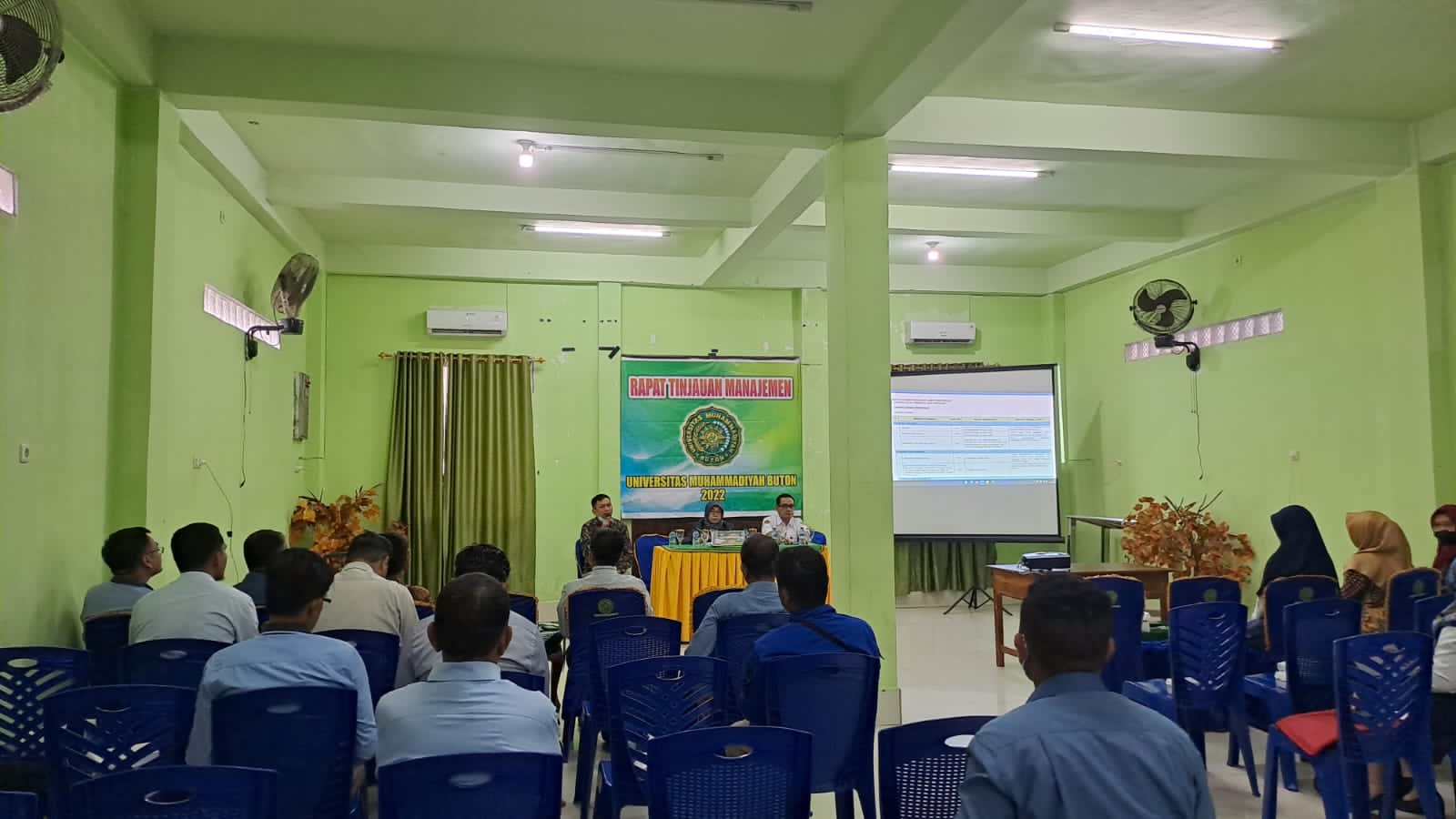 Lembaga Penjaminan Mutu Mengadakan Rapat Tinjauan Manajemen (RTM) Universitas Muhammadiyah Buton Tahun 2022