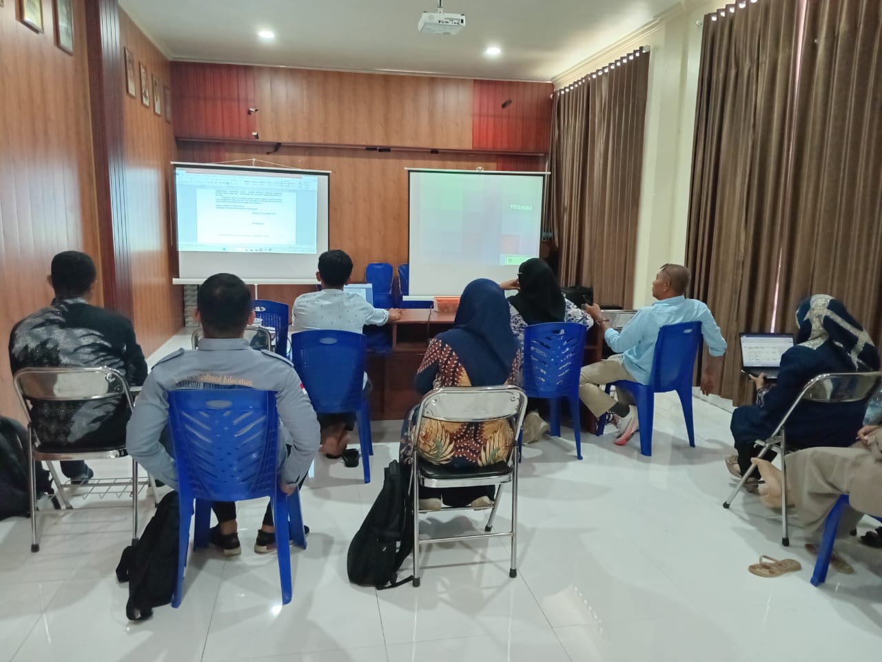 Lembaga Penjaminan Mutu Laksanakan Pendampingan Borang Akreditasi Program Studi PG-PAUD di FKIP Universitas Muhammadiyah Buton