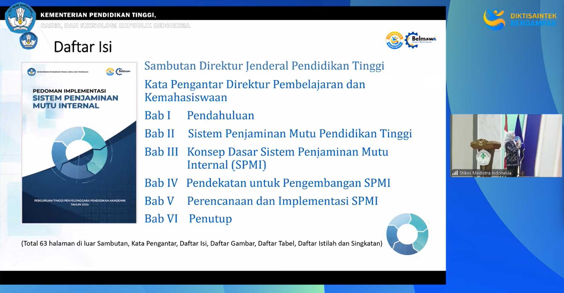 Lembaga Penjaminan Mutu Universitas Muhammadiyah Buton Ikuti Peluncuran Pedoman Implementasi SPMI bagi PTA dan PTV Secara Daring